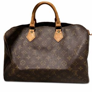 Louis Vuitton Speedy 35 Brown Monogram Handbag
